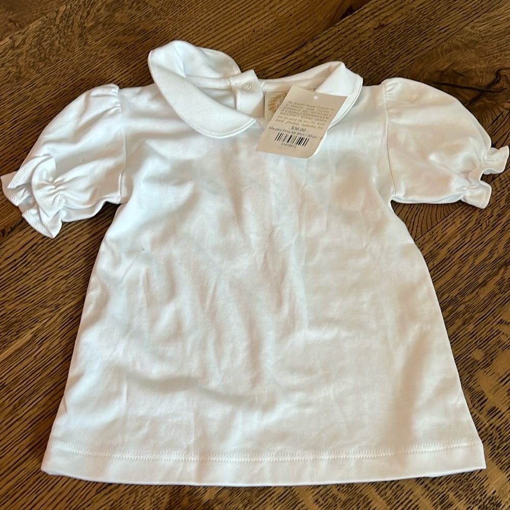 NWT girls peter pan color tee Beaufort Bonnet